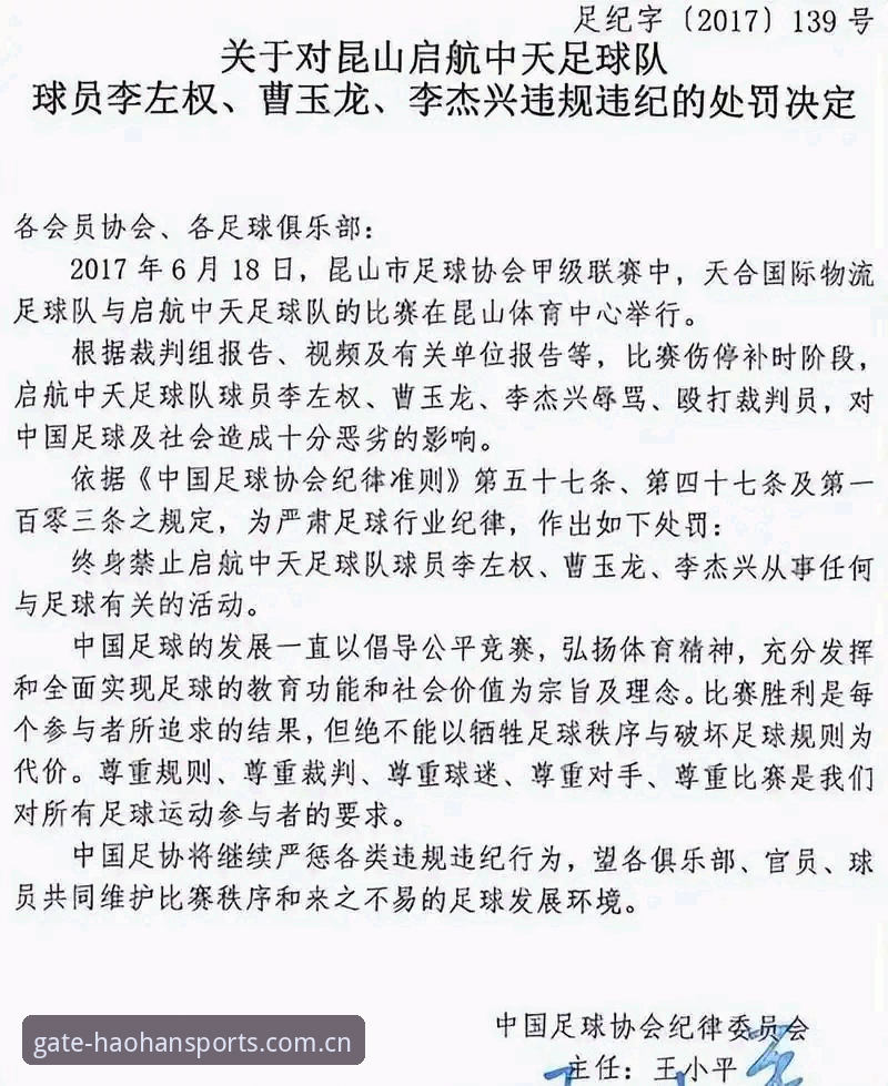 浩瀚体育apk最新版 足协第三批禁足名单完整梳理指南:终身禁足与五年禁赛的处理逻辑详解